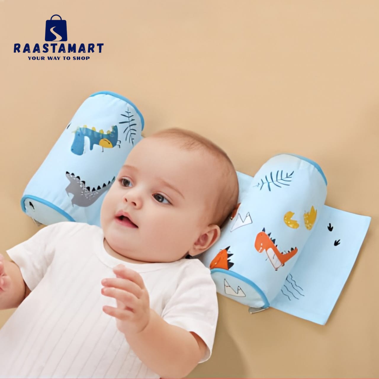 Baby Head Shaping Pillow for Baby's Healthy Head Development.